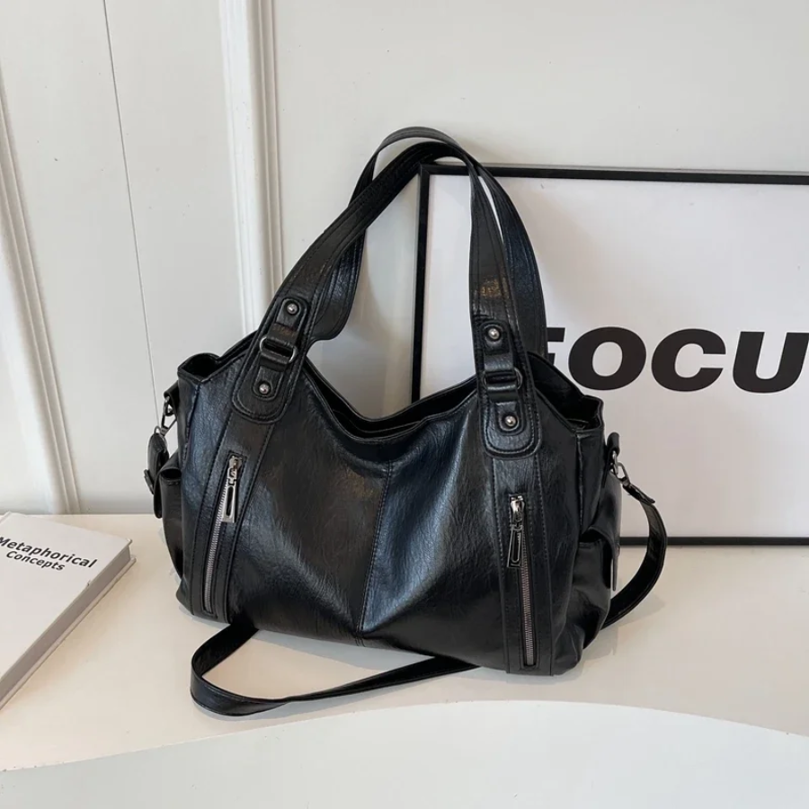 Torba na ramię z wieloma kieszeniami
