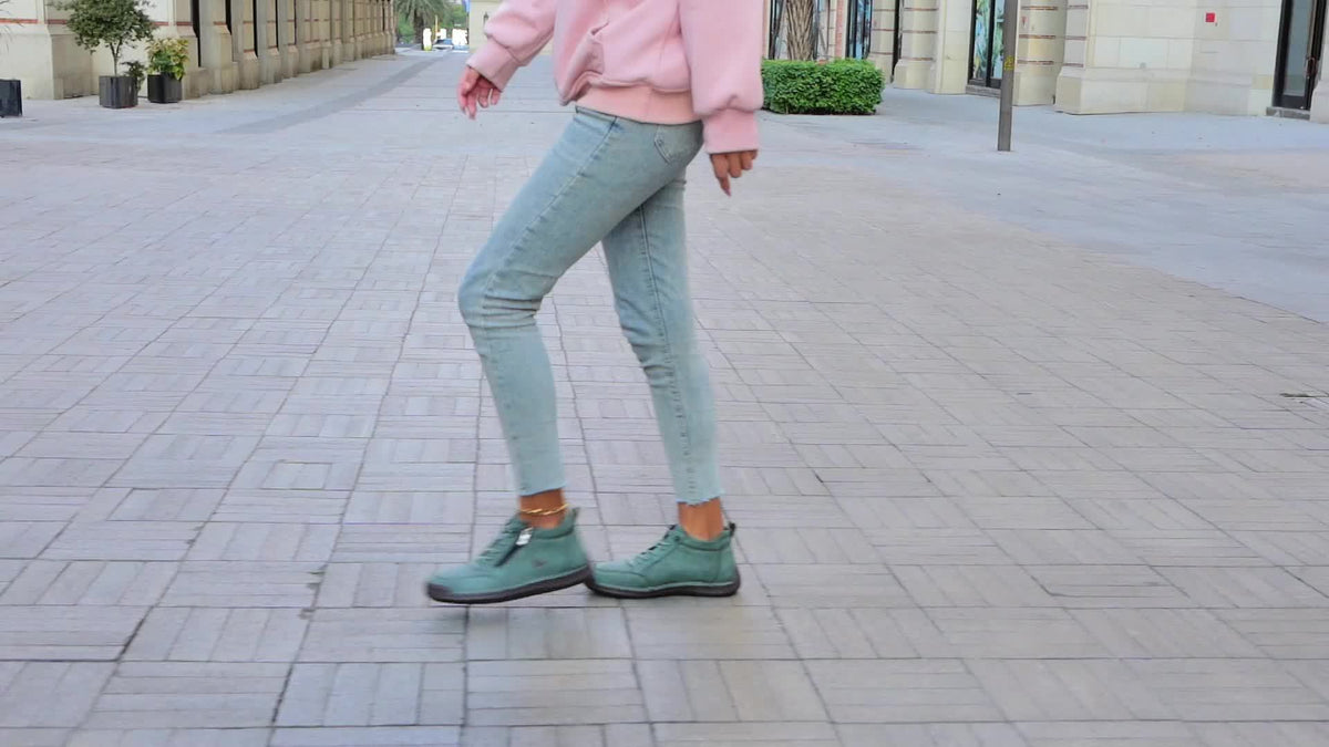 Sznurowane Sneakersy z Zamkiem Błyskawicznym
