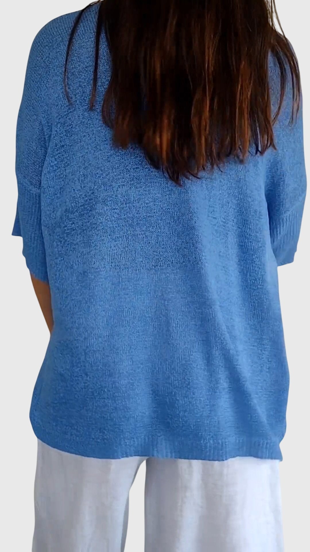 Oversize Bluzka Trzy Czwarte