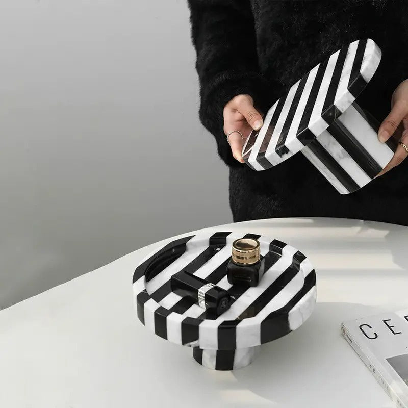 Dekoracyjne Okrągłe Tace