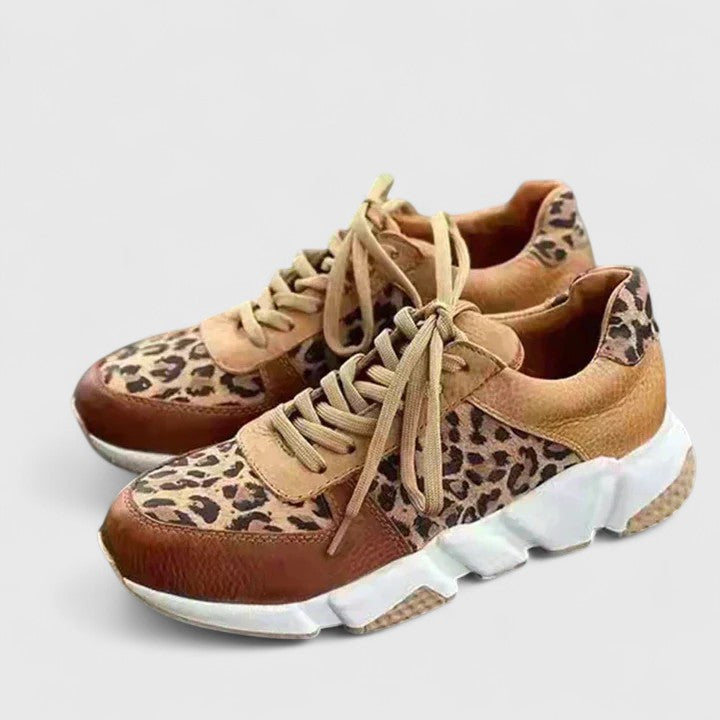 Buty z Grubą Podeszwą z Wzorem