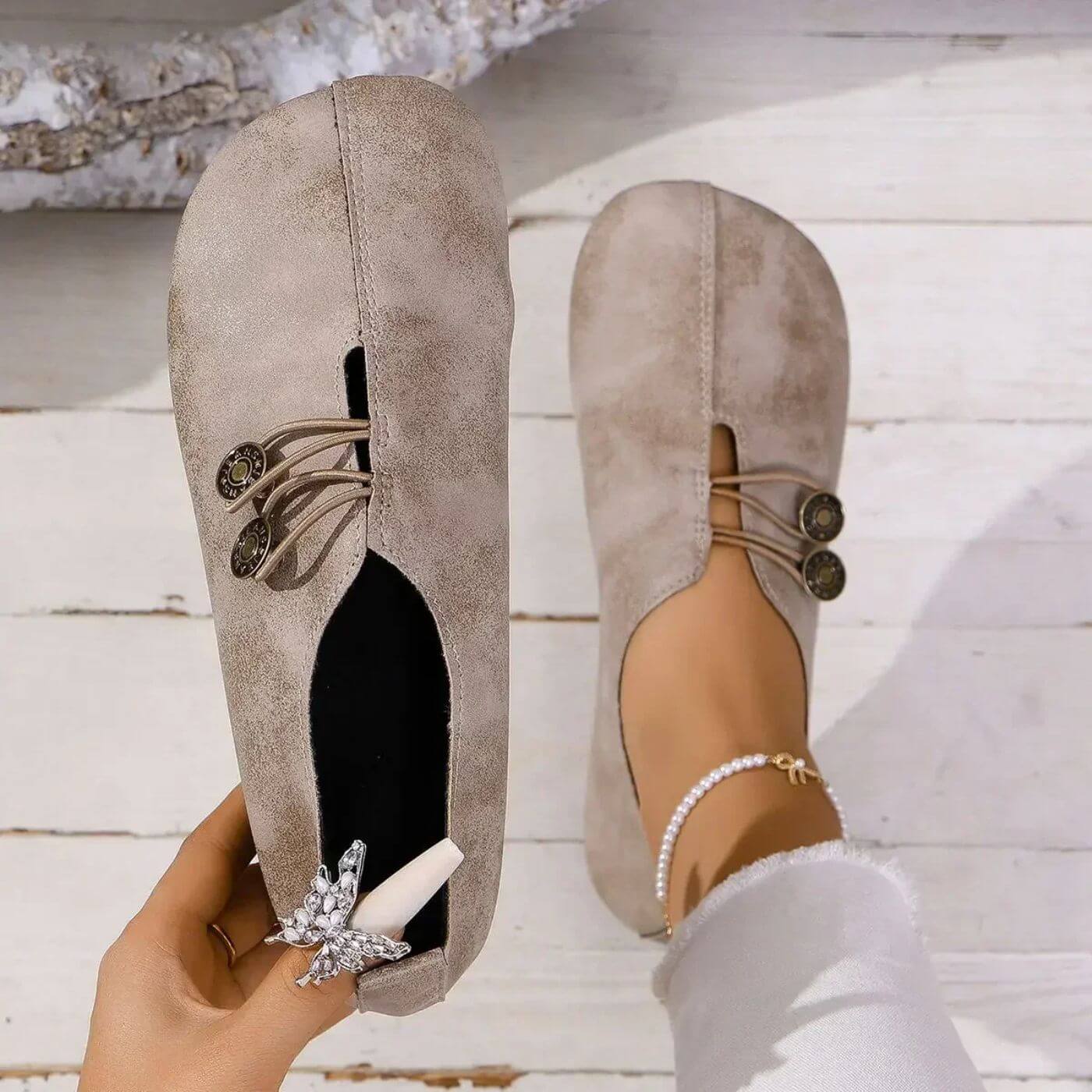 Buty wsuwane na płasko