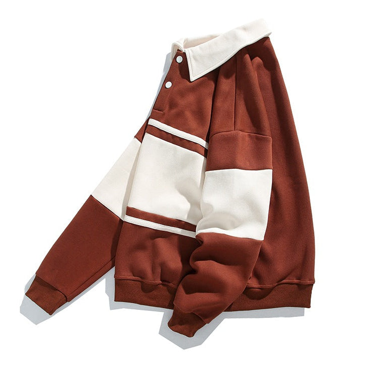 Bluza Polo w Szerokie Pasy dla Mężczyzn