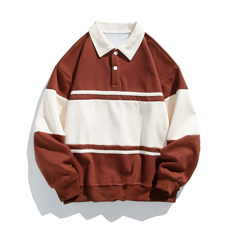 Bluza Polo w Szerokie Pasy dla Mężczyzn