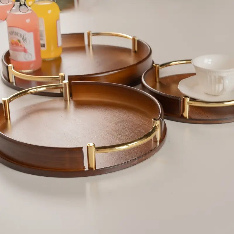 Zestaw Okrągłych Tac Do Serwowania