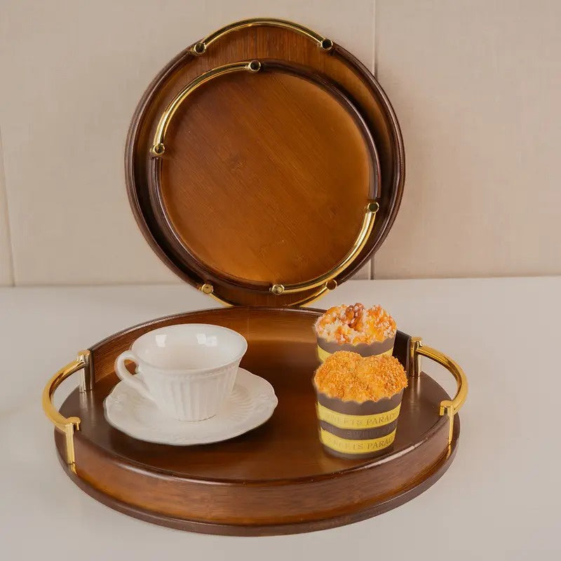 Zestaw Okrągłych Tac Do Serwowania