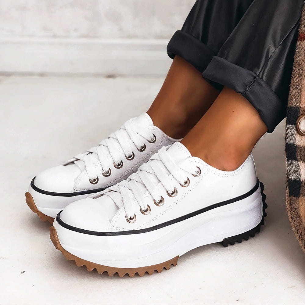 Chunky Flatform Niskie Sneakersy