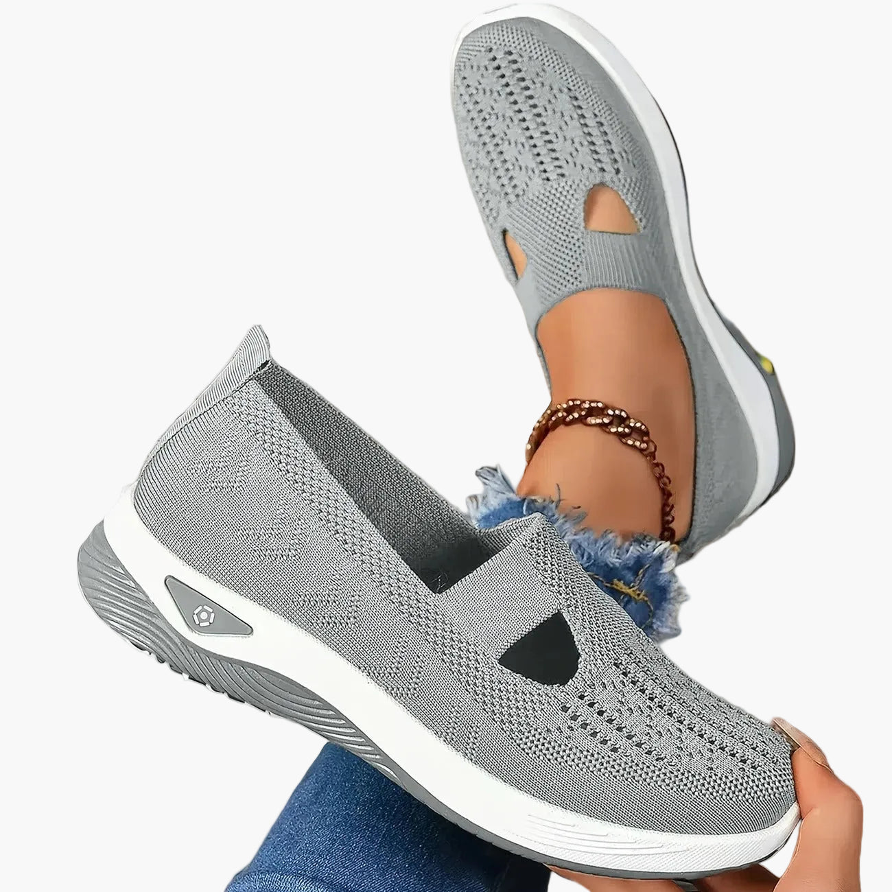 Siatkowe Oddychające Buty na Płaskiej Podeszwie