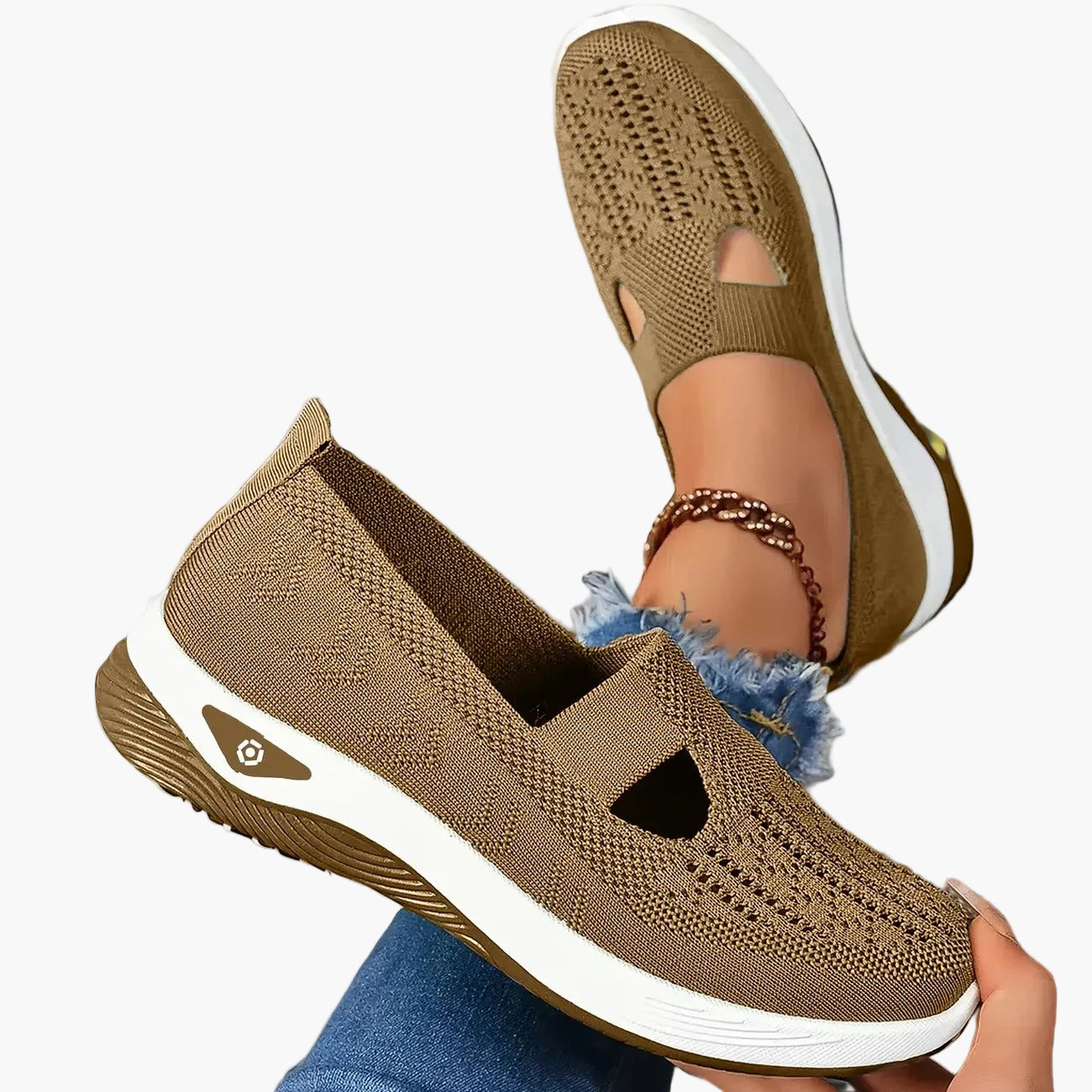 Siatkowe Oddychające Buty na Płaskiej Podeszwie