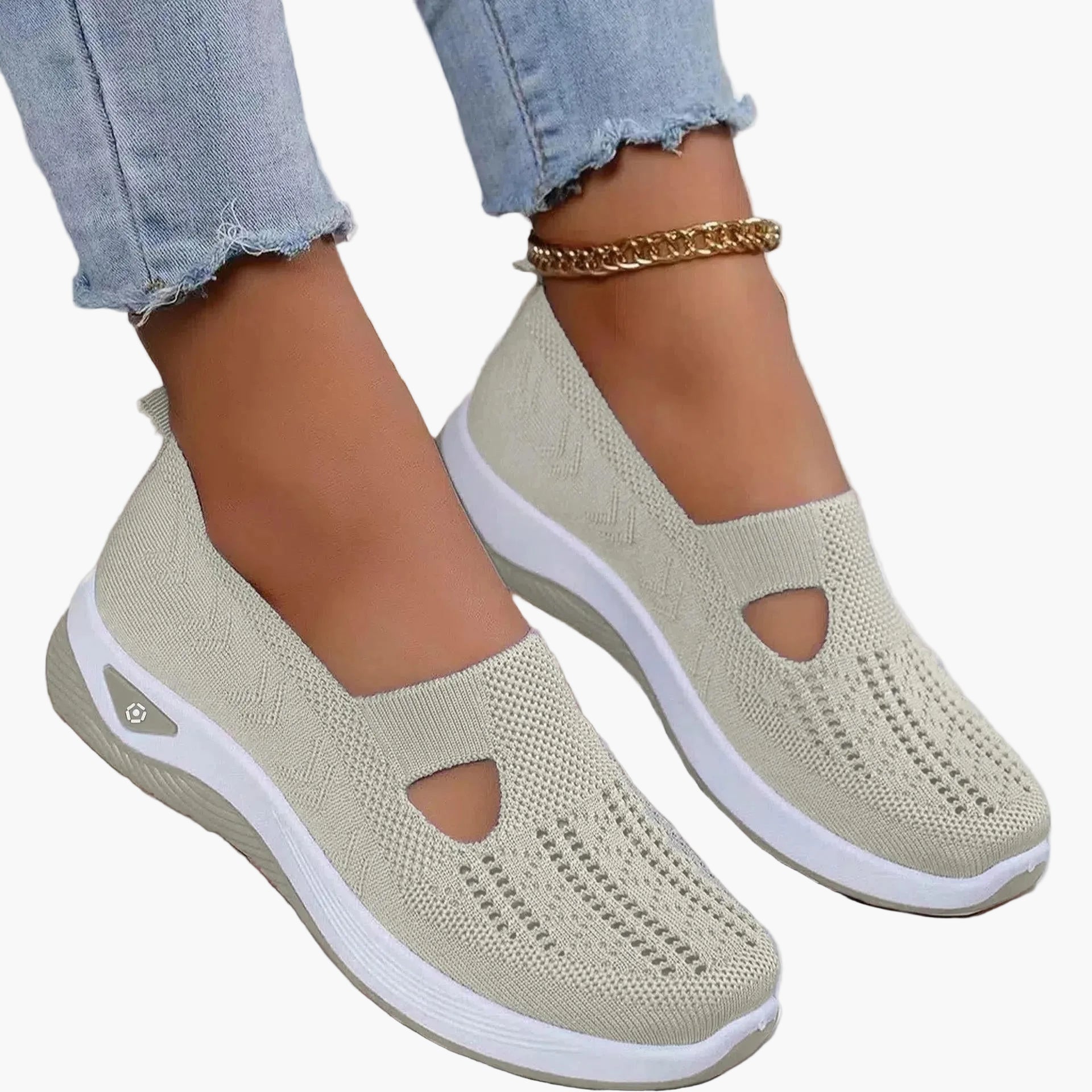 Siatkowe Oddychające Buty na Płaskiej Podeszwie