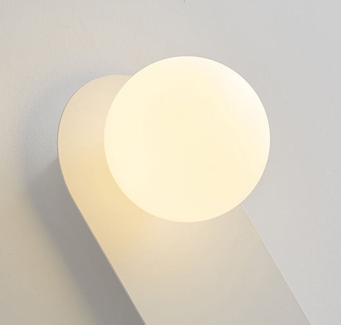 Lampa Ścienna z Szklanym Pierścieniem | Minimalistyczna