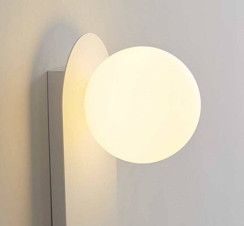 Lampa Ścienna z Szklanym Pierścieniem | Minimalistyczna