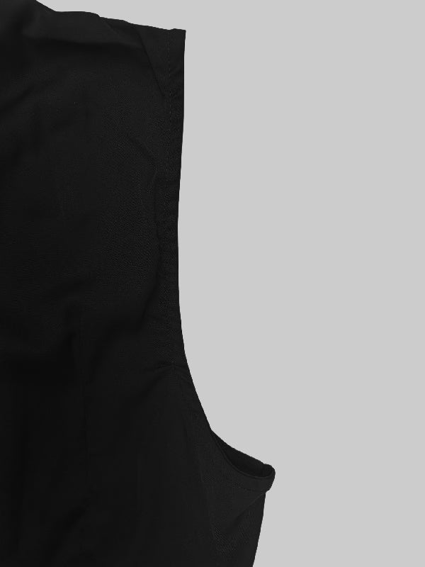 Sukienka Maxi z Warstwowym Kapturem i Plisowanym Dołem