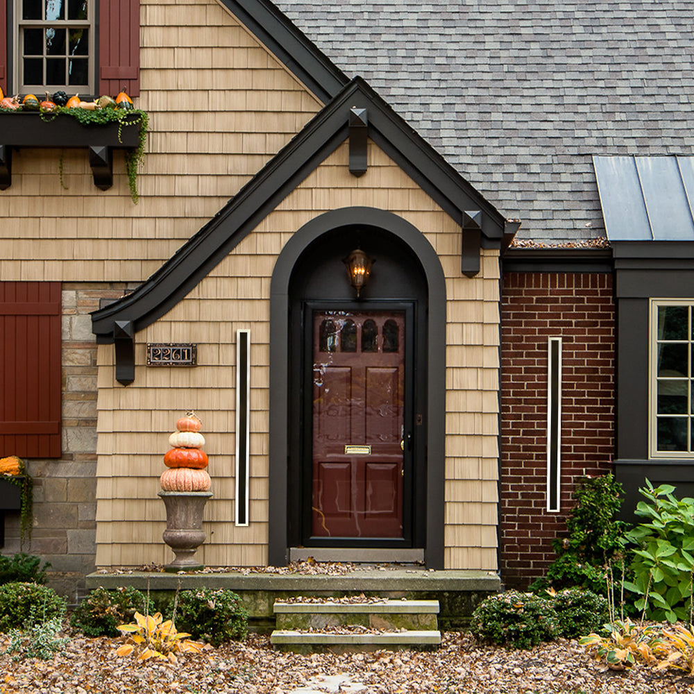 Zewnętrzna Lampa Ścienna LED Czarna