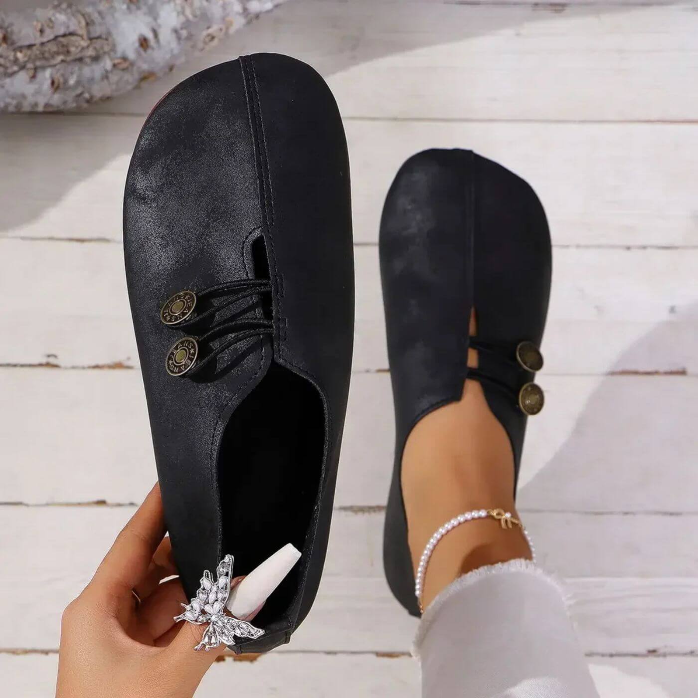 Buty wsuwane na płasko