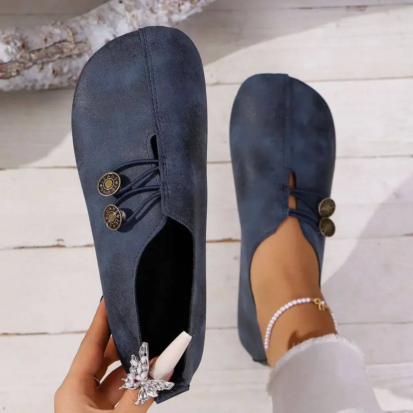 Buty wsuwane na płasko