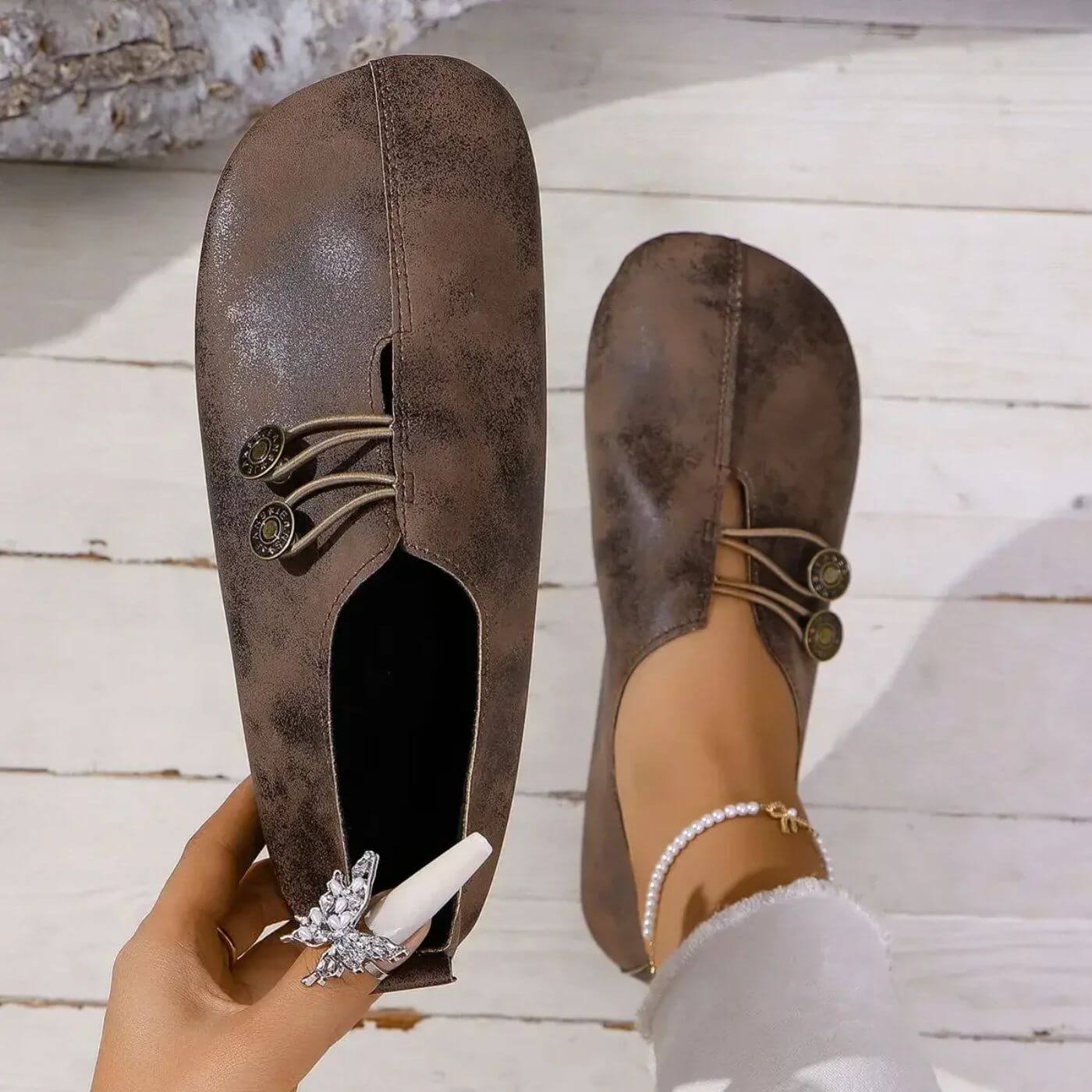 Buty wsuwane na płasko