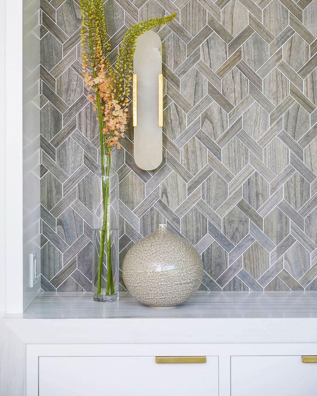 Lampa Ścienna z Wzorem Alabastrowym