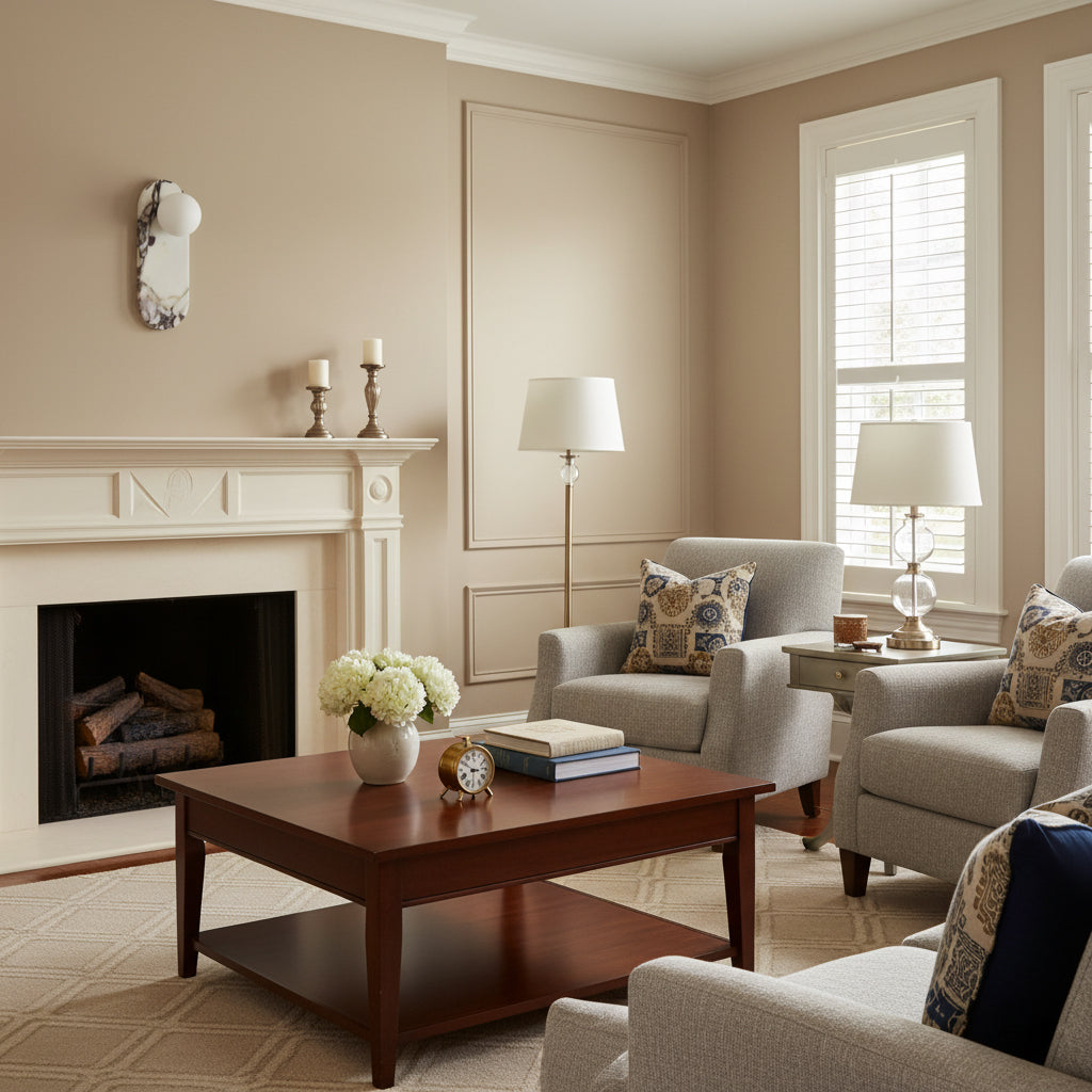 Lampa Ścienna z Naturalnego Marmuru