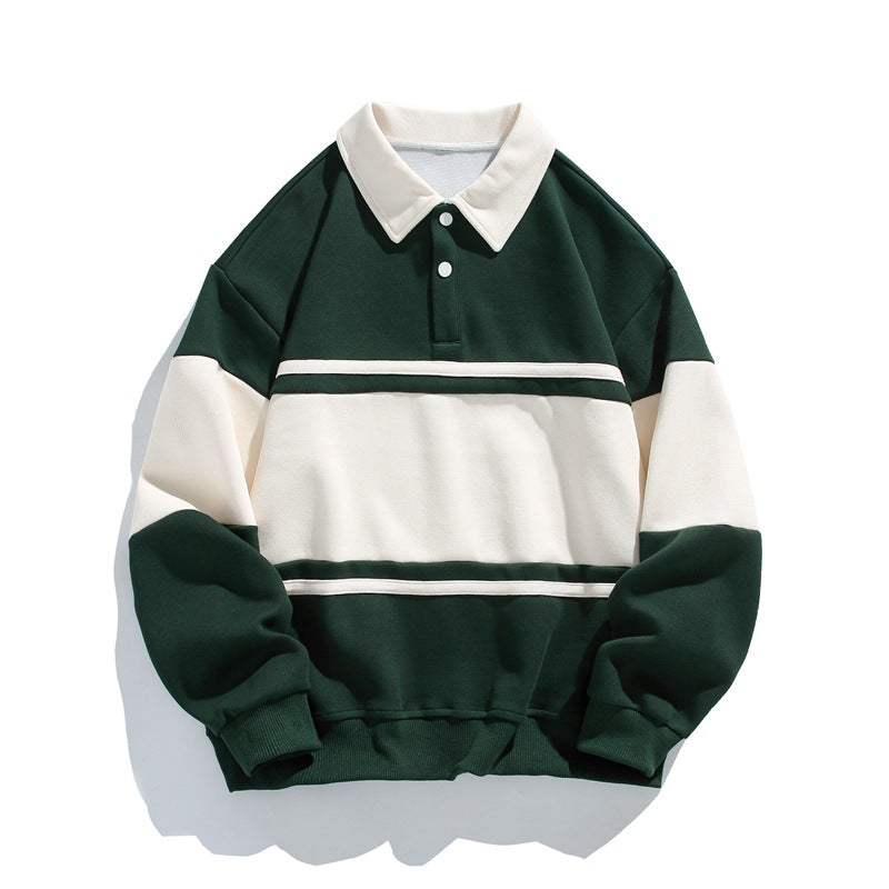Bluza Polo w Szerokie Pasy dla Mężczyzn