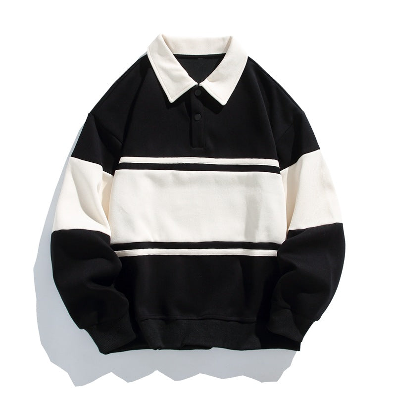 Bluza Polo w Szerokie Pasy dla Mężczyzn