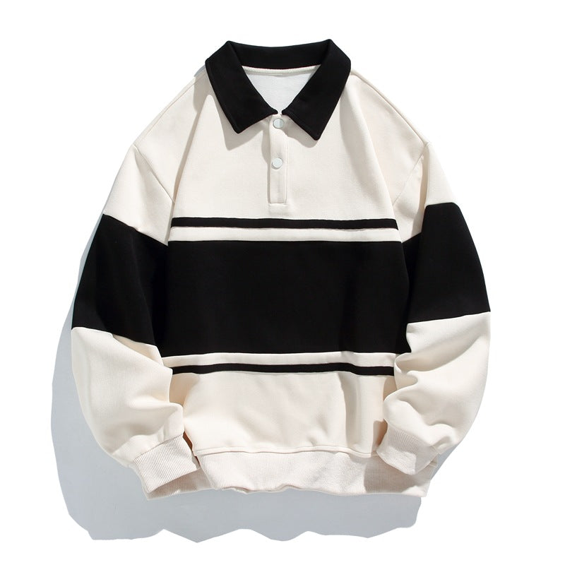 Bluza Polo w Szerokie Pasy dla Mężczyzn