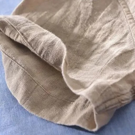 Luźna koszula z krótkim rękawem, z mankietami, kołnierzykiem i guzikiem