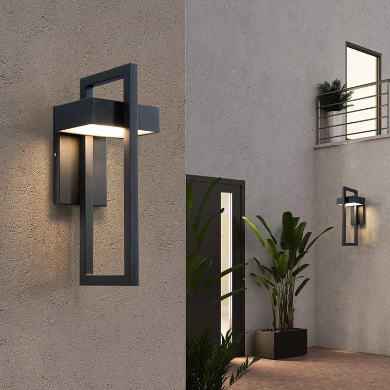 Wodoodporna Zewnętrzna Lampa Ścienna LED