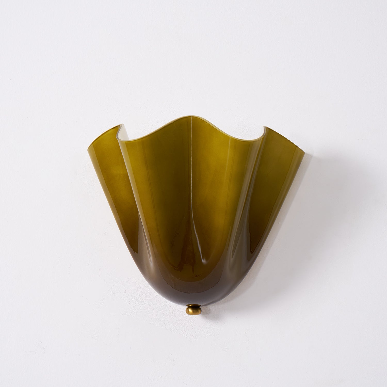 Lampa Ścienna z Kloszem Szklanym