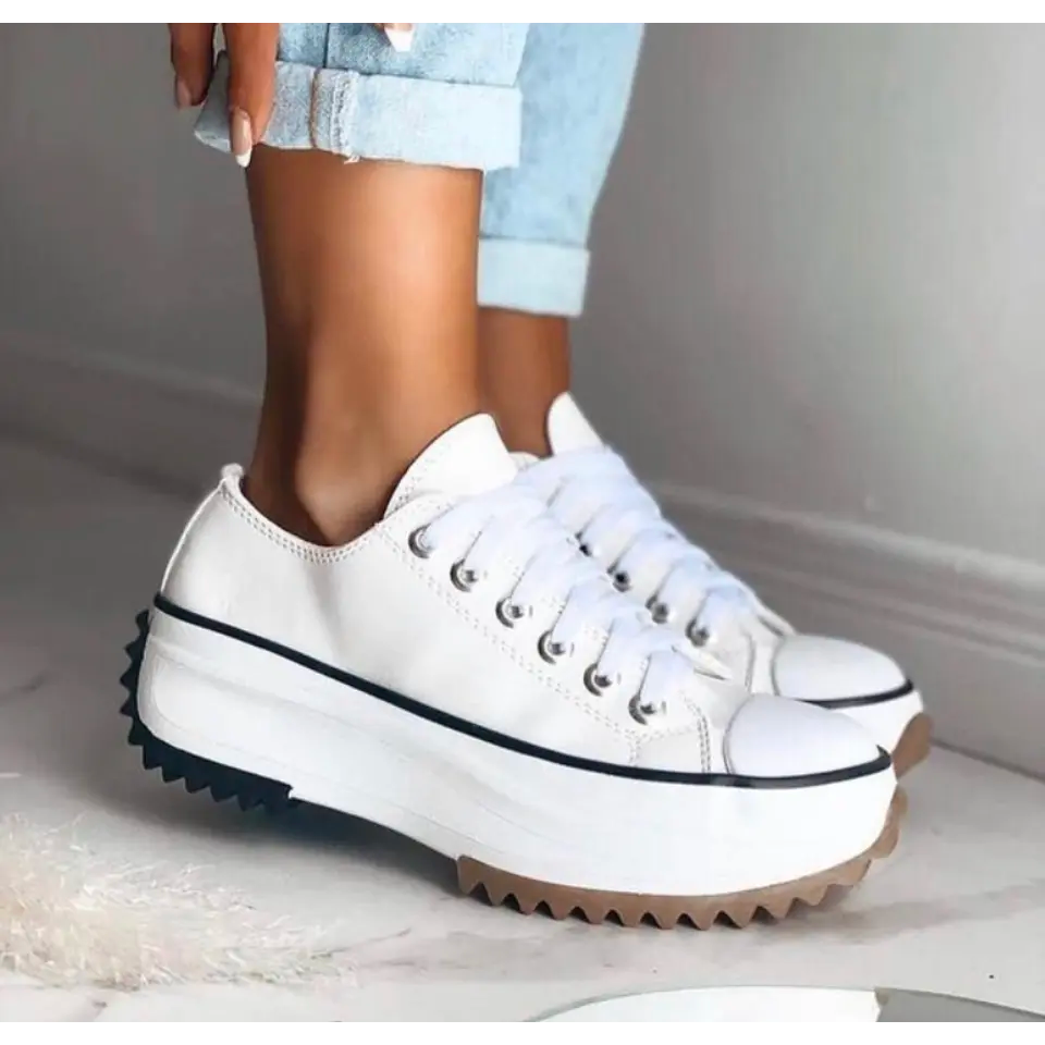 Chunky Flatform Niskie Sneakersy