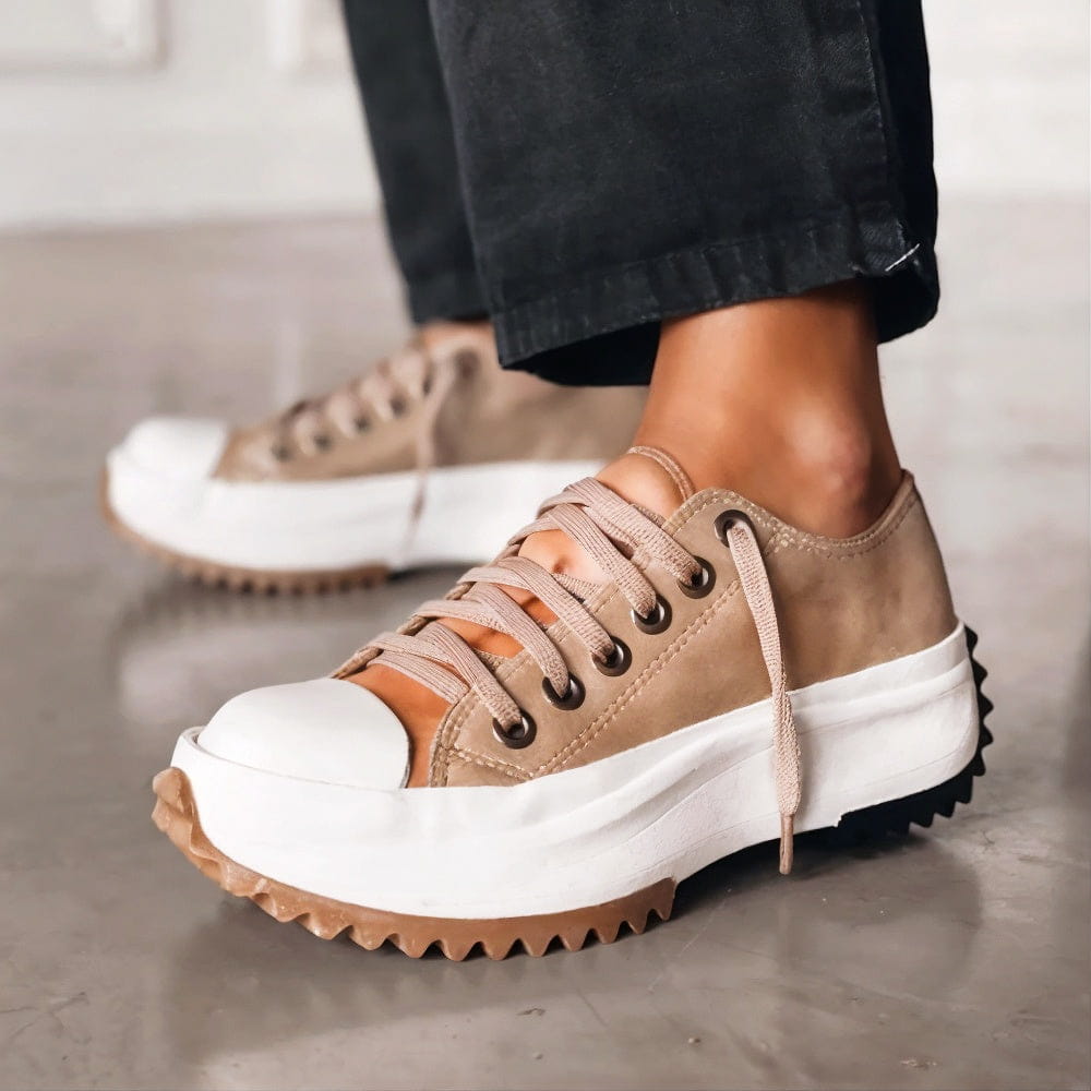 Chunky Flatform Niskie Sneakersy