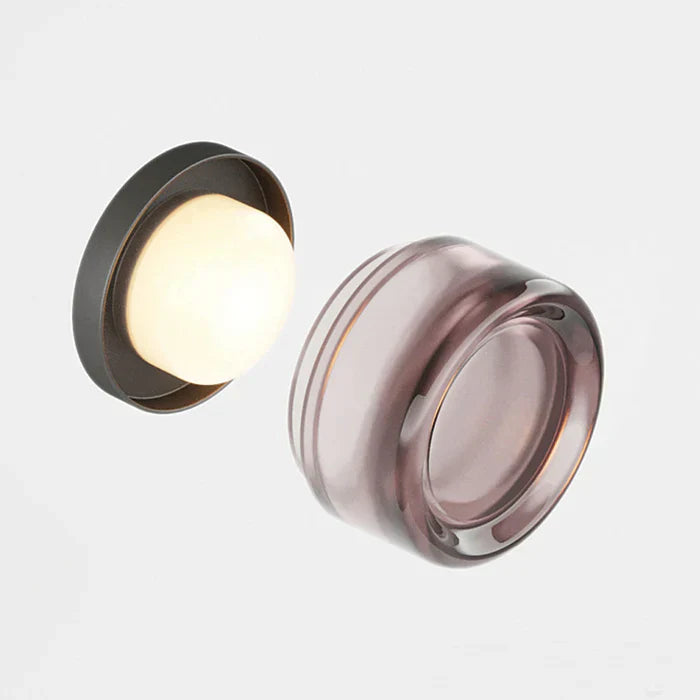 Lampa Ścienna z Przezroczystym Kloszem