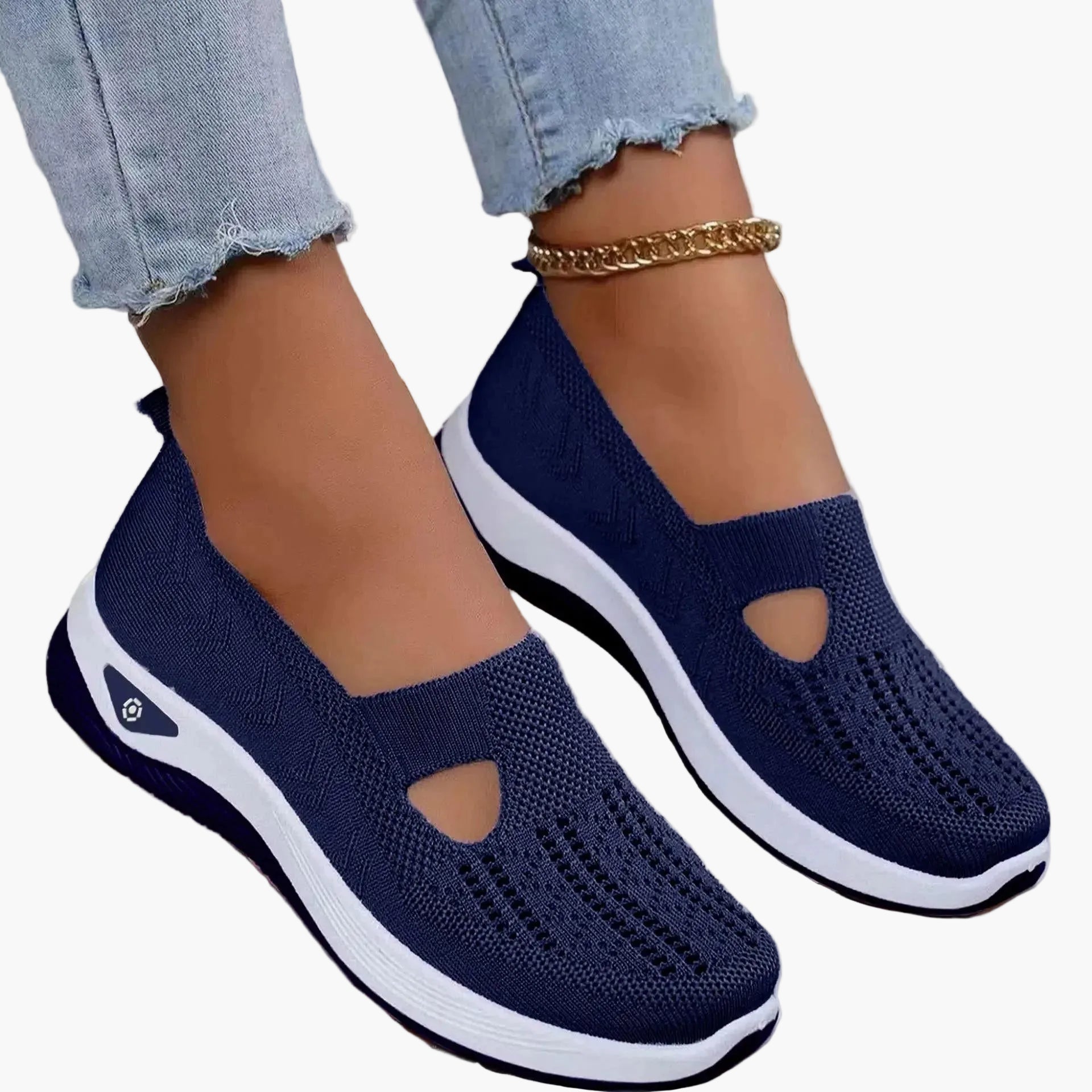 Siatkowe Oddychające Buty na Płaskiej Podeszwie