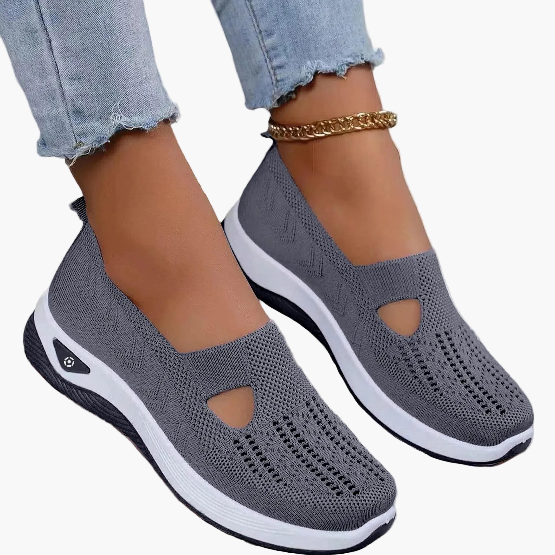 Siatkowe Oddychające Buty na Płaskiej Podeszwie