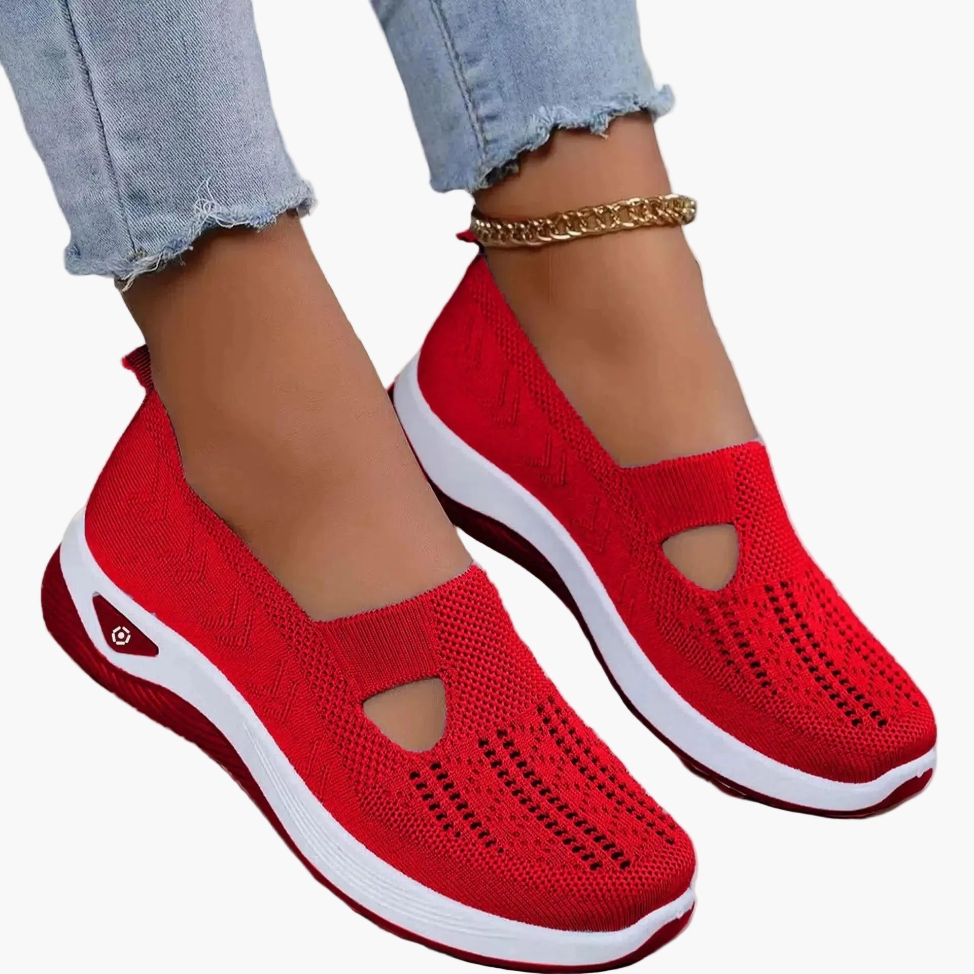Siatkowe Oddychające Buty na Płaskiej Podeszwie