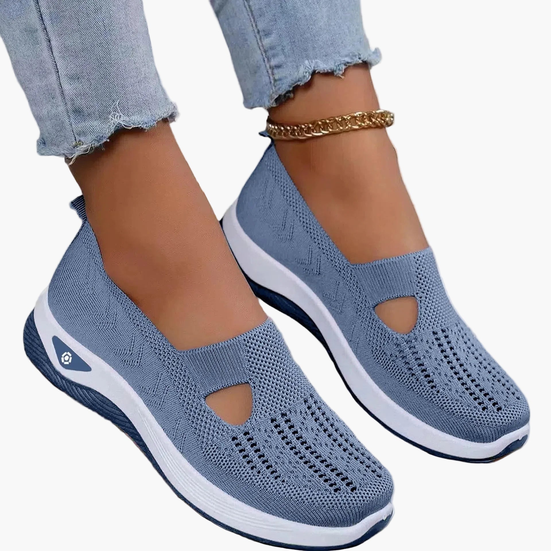 Siatkowe Oddychające Buty na Płaskiej Podeszwie